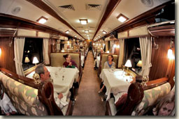 Train from Cuzco to Machu Picchu - Hiram Bingham Deluxe Class